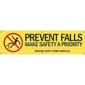 Accuform MOTIVATIONAL BANNER PREVENT FALLS  MBR913 MBR913